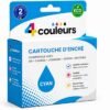 Cartouche d’encre cyan compatible – 4Couleur
