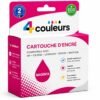 Cartouche d’encre magenta compatible – 4Couleur