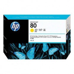 Cartouche d'encre HP n°80 Jaune
