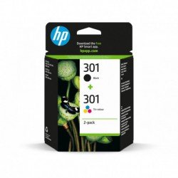 Cartouches HP  n°301 Pack Noir & Couleur