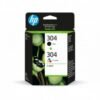 Cartouches HP  n°304 Pack Noir & Couleur