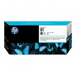 TÃªte d'impression Hp  n° 81 Noir + Cleaner