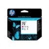 TÃªte d'impression HP  n°72 Magenta et Cyan