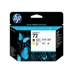TÃªte d'impression HP  n°72 Noir et Jaune